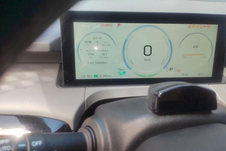 Used AION Y 2022 80 Intelligent Driving Version Odometer Close Up