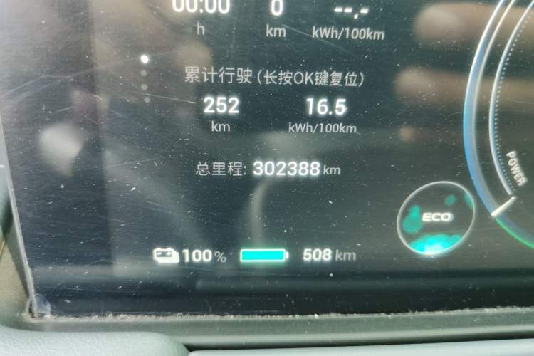 Used AION Y 2022 Plus 70 Enjoy Edition Odometer Close Up