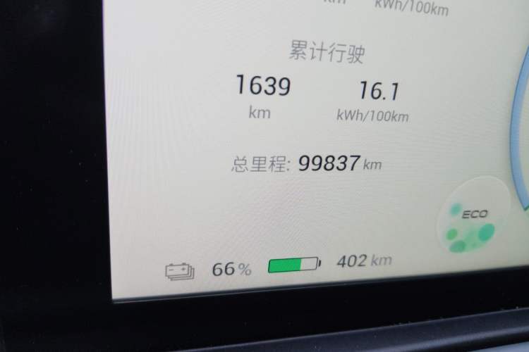 Used AION Y 2023 Plus 610 Enjoyment Edition Ternary Lithium Odometer Close Up