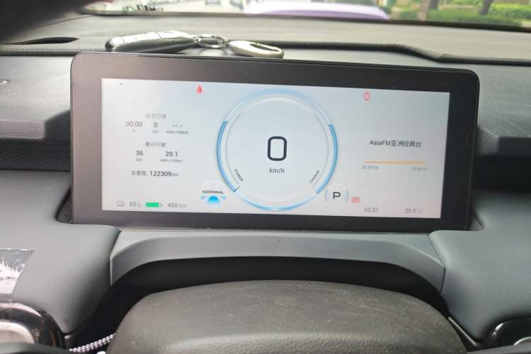 Used AION Y 2023 Plus 510 Enjoy Edition Odometer Close Up