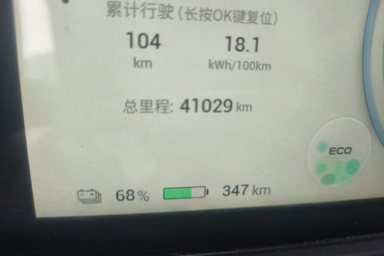 Used AION Y 2023 Plus 510 Enjoy Edition Odometer Close Up