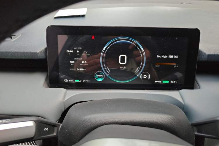 Used AION Y 2023 Plus 510 Enjoy Edition Odometer Close Up