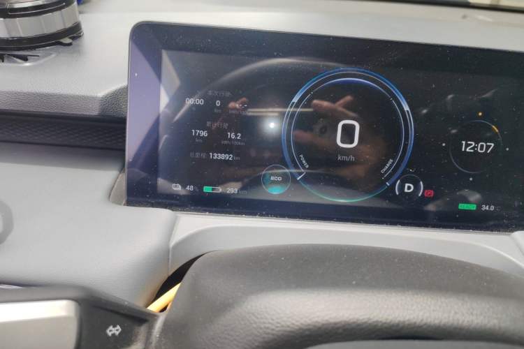 Used AION Y 2023 Plus 610 Enjoy Edition Odometer Close Up