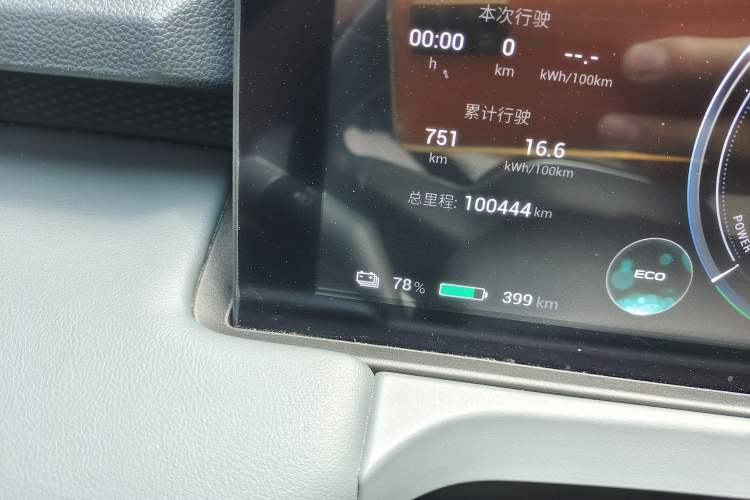 Used AION Y 2023 Plus 510 Enjoy Edition Odometer Close Up