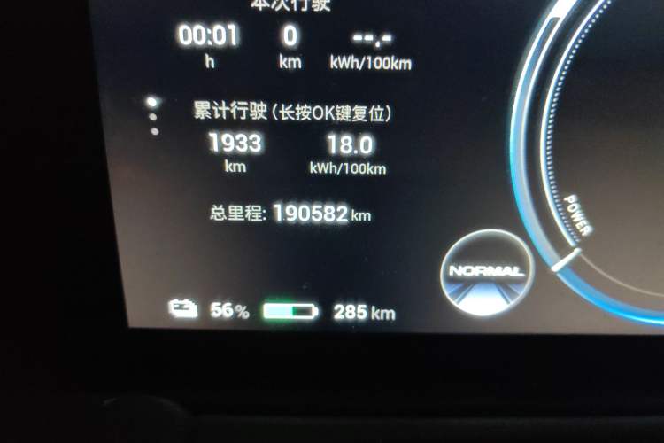 Used AION Y 2023 Plus 510 Enjoy Edition Odometer Close Up
