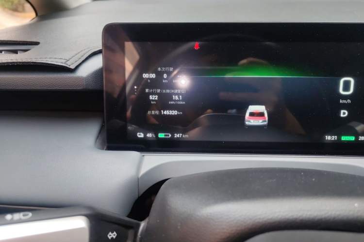 Used AION Y 2023 Plus 510 Smart Edition Odometer Close Up