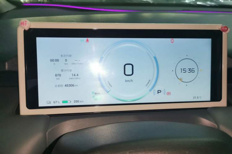 Used AION Y 2023 Younger Star Edition Instrument Cluster