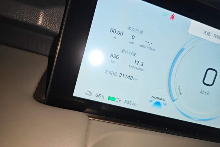 Used AION Y 2023 Plus 510 Smart Edition Odometer Close Up
