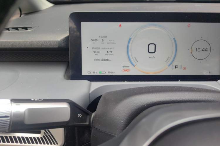 Used AION Y 2023 Plus 510 Enjoy Edition Odometer Close Up