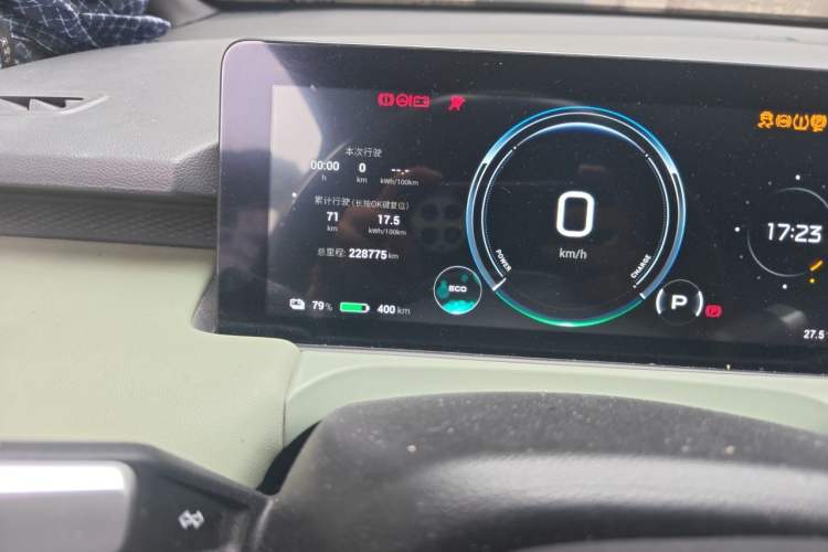 Used AION Y 2023 Plus 510 Enjoy Edition Odometer Close Up
