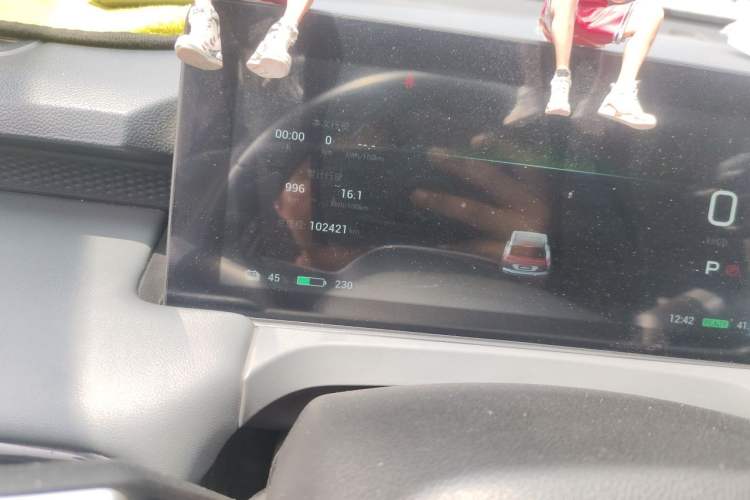 Used AION Y 2023 Plus 510 Enjoy Edition Odometer Close Up