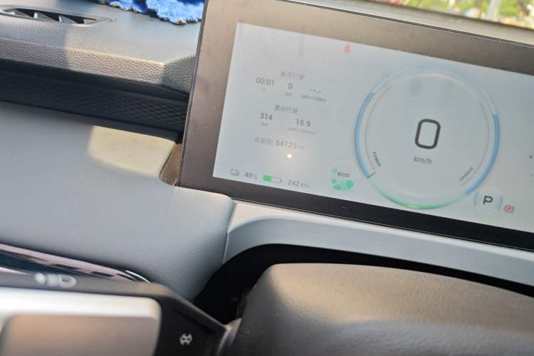 Used AION Y 2023 Plus 510 Smart Edition Odometer Close Up