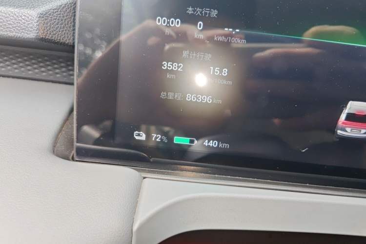 Used AION Y 2023 Plus 610 Smart Edition Ternary Lithium Odometer Close Up