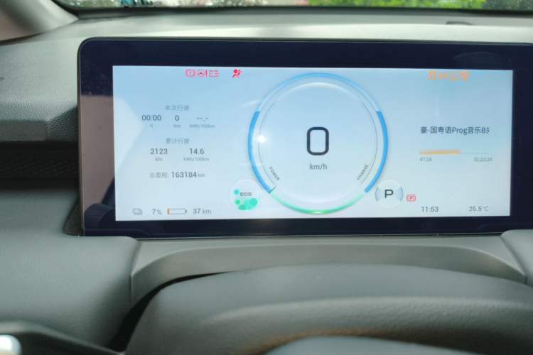 Used AION Y 2023 Plus 510 Enjoy Edition Odometer Close Up