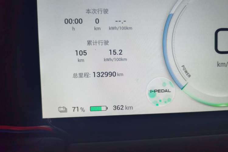 Used AION Y 2023 Plus 510 Smart Edition Odometer Close Up