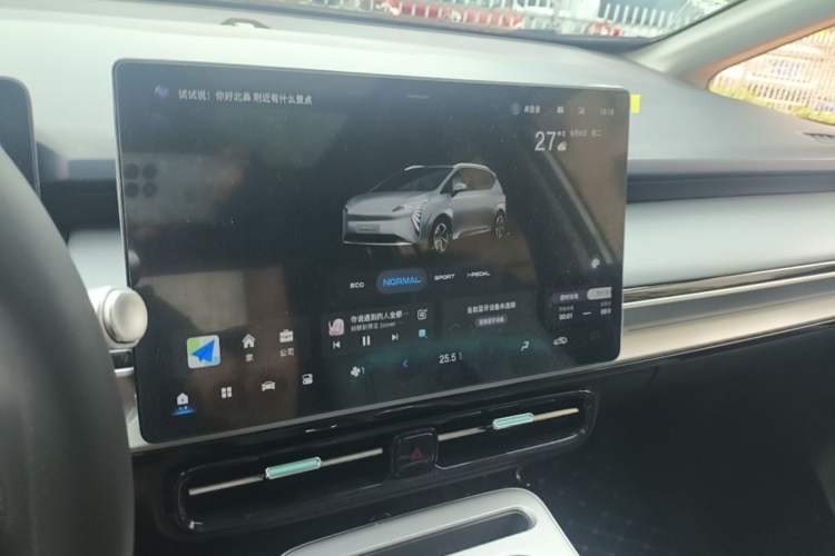 Used AION Y 2023 Plus 510 Smart Edition Audio And AC Panel