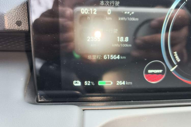 Used AION Y 2023 Plus 510 Enjoy Edition Odometer Close Up