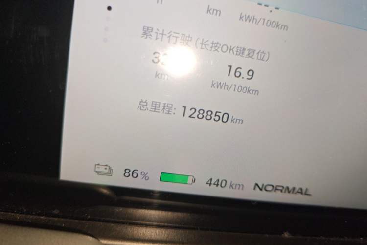 Used AION Y 2023 Plus 510 Smart Edition Odometer Close Up