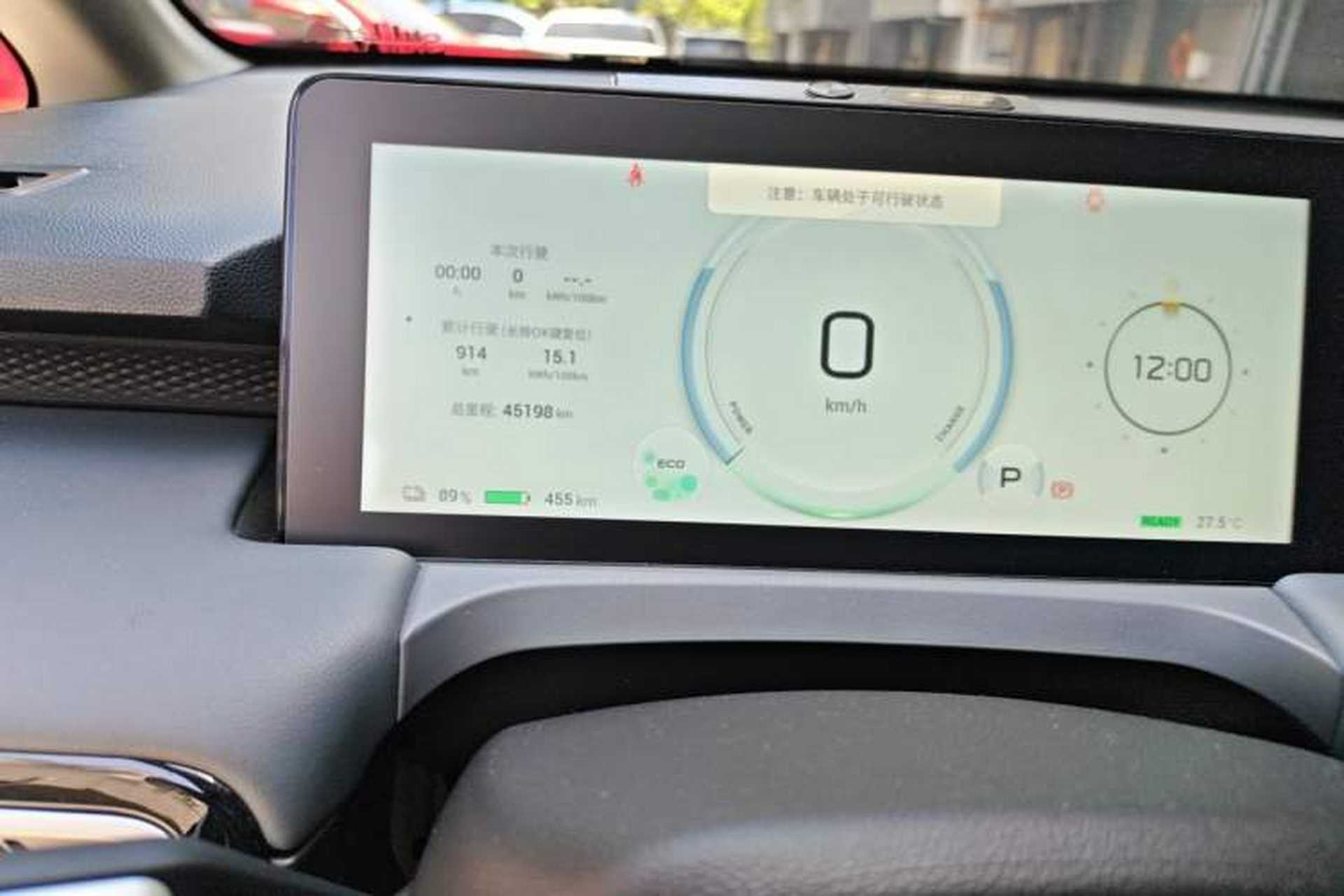 Used AION Y 2023 Plus 510 Enjoy Edition Odometer Close Up