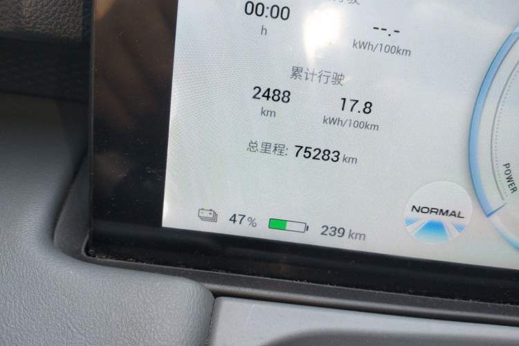 Used AION Y 2023 Plus 510 Enjoy Edition Odometer Close Up