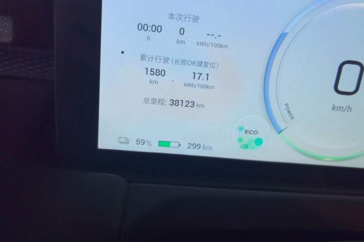 Used AION Y 2023 Plus 510 Enjoy Edition Odometer Close Up