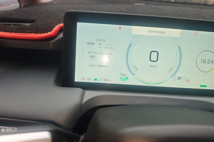 Used AION Y 2023 Younger Odometer Close Up