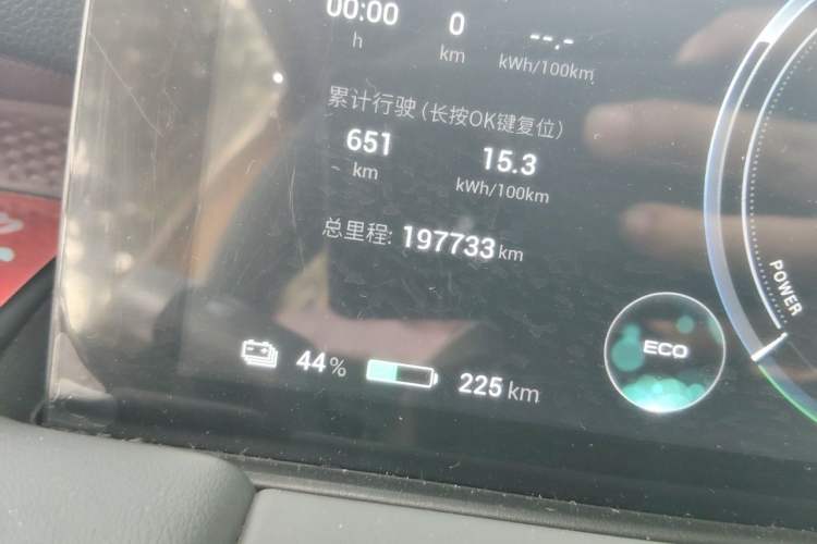 Used AION Y 2023 Plus 510 Smart Edition Odometer Close Up