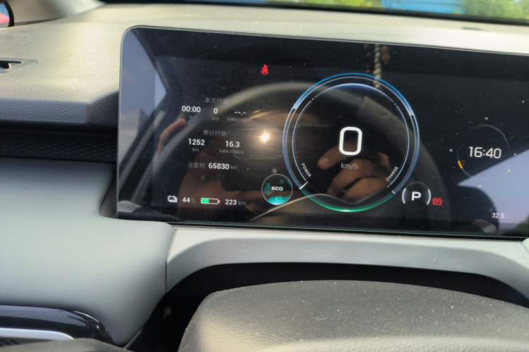 Used AION Y 2023 Plus 510 Enjoy Edition Odometer Close Up