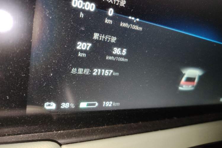 Used AION Y 2023 Plus 510 Smart Edition Odometer Close Up