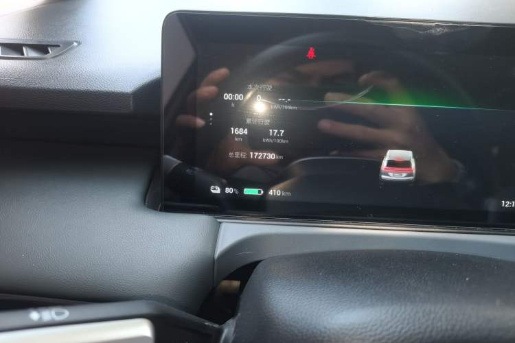 Used AION Y 2023 Plus 510 Smart Edition Odometer Close Up