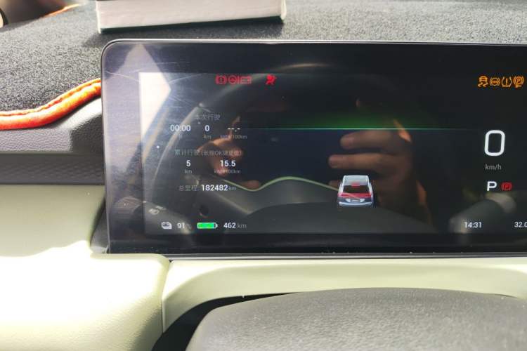 Used AION Y 2023 Plus 510 Enjoy Edition Odometer Close Up