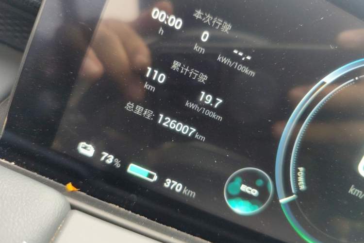 Used AION Y 2023 Plus 510 Smart Edition Odometer Close Up