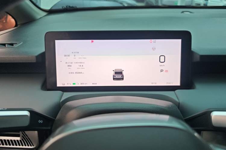 Used AION Y 2024 Plus 610 Intelligent Driving Version Odometer Close Up