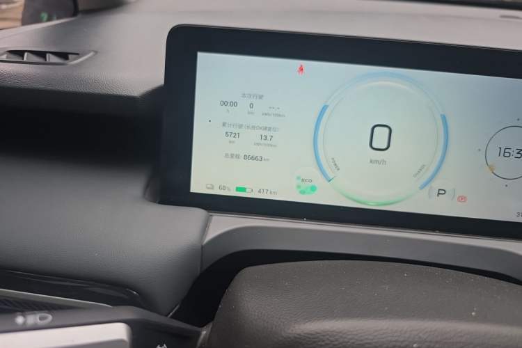 Used AION Y 2024 Plus 610 Intelligent Driving Version Odometer Close Up