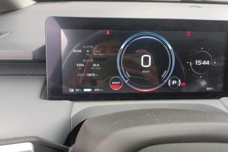 Used AION Y 2024 Plus 510 Intelligent Driving Version Odometer Close Up