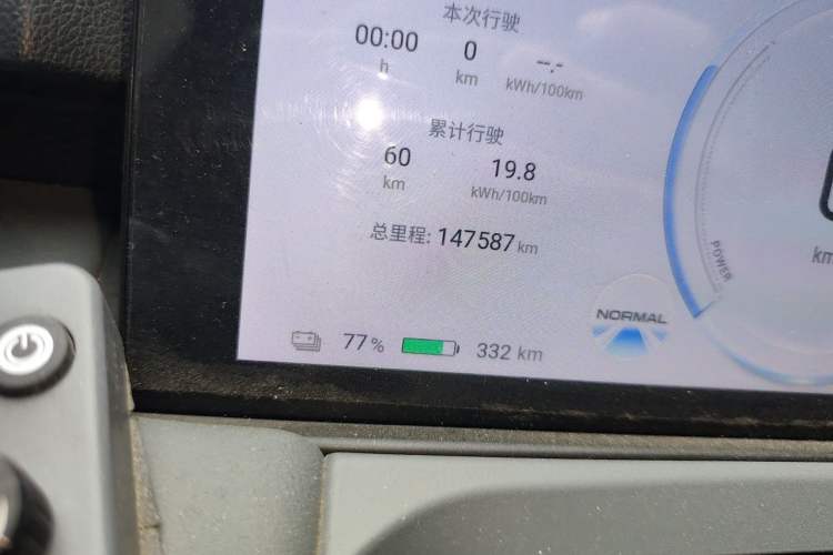 Used AION Y 2024 Younger Odometer Close Up