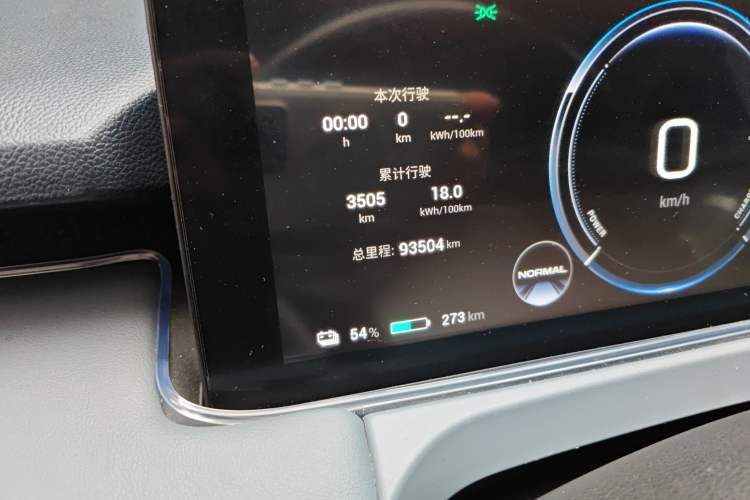 Used AION Y 2025 Plus 510 Enjoy Edition Odometer Close Up