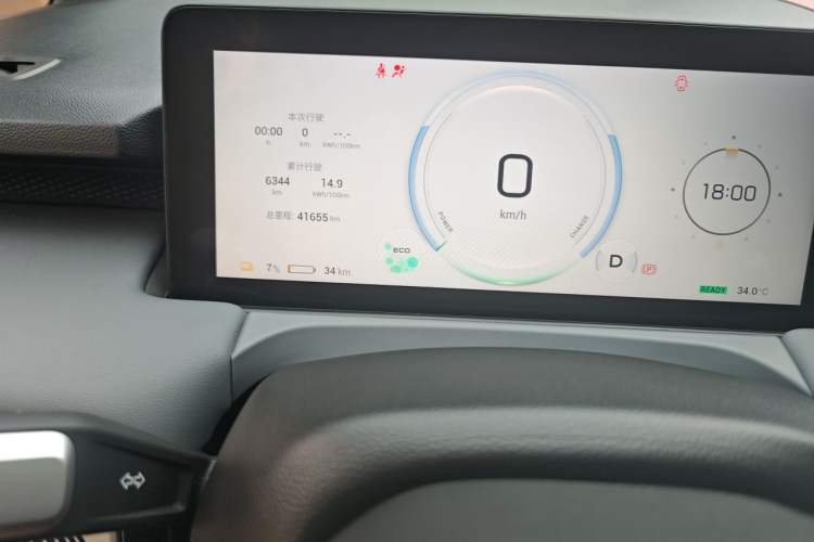 Used AION Y 2025 Plus 510 Smart Edition Odometer Close Up