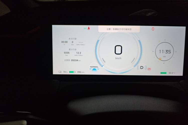 Used AION Y 2025 Plus 510 Enjoy Edition Odometer Close Up