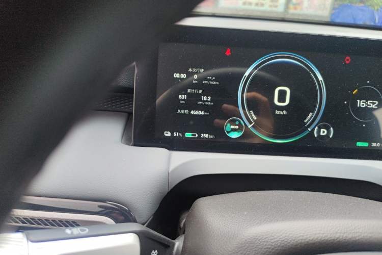 Used AION Y 2025 Plus 510 Enjoy Edition Odometer Close Up