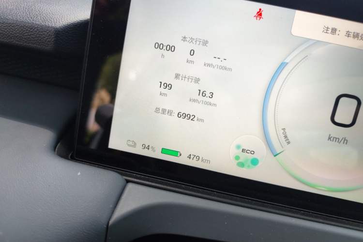 Used AION Y 2025 Plus 510 Smart Edition Odometer Close Up