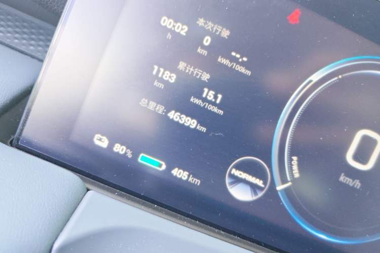 Used AION Y 2025 Plus 510 Smart Edition Odometer Close Up