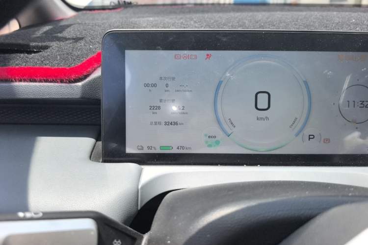 Used AION Y 2025 Plus 510 Enjoy Edition Odometer Close Up