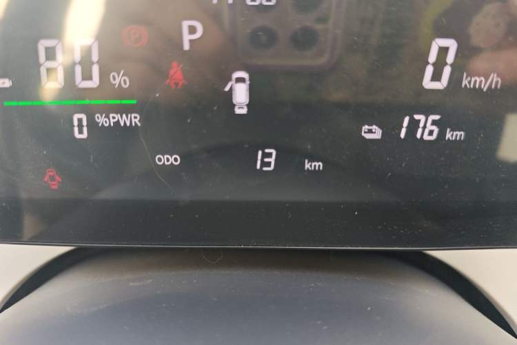 Used Aishang 2026 Model Cool Edition Odometer Close Up