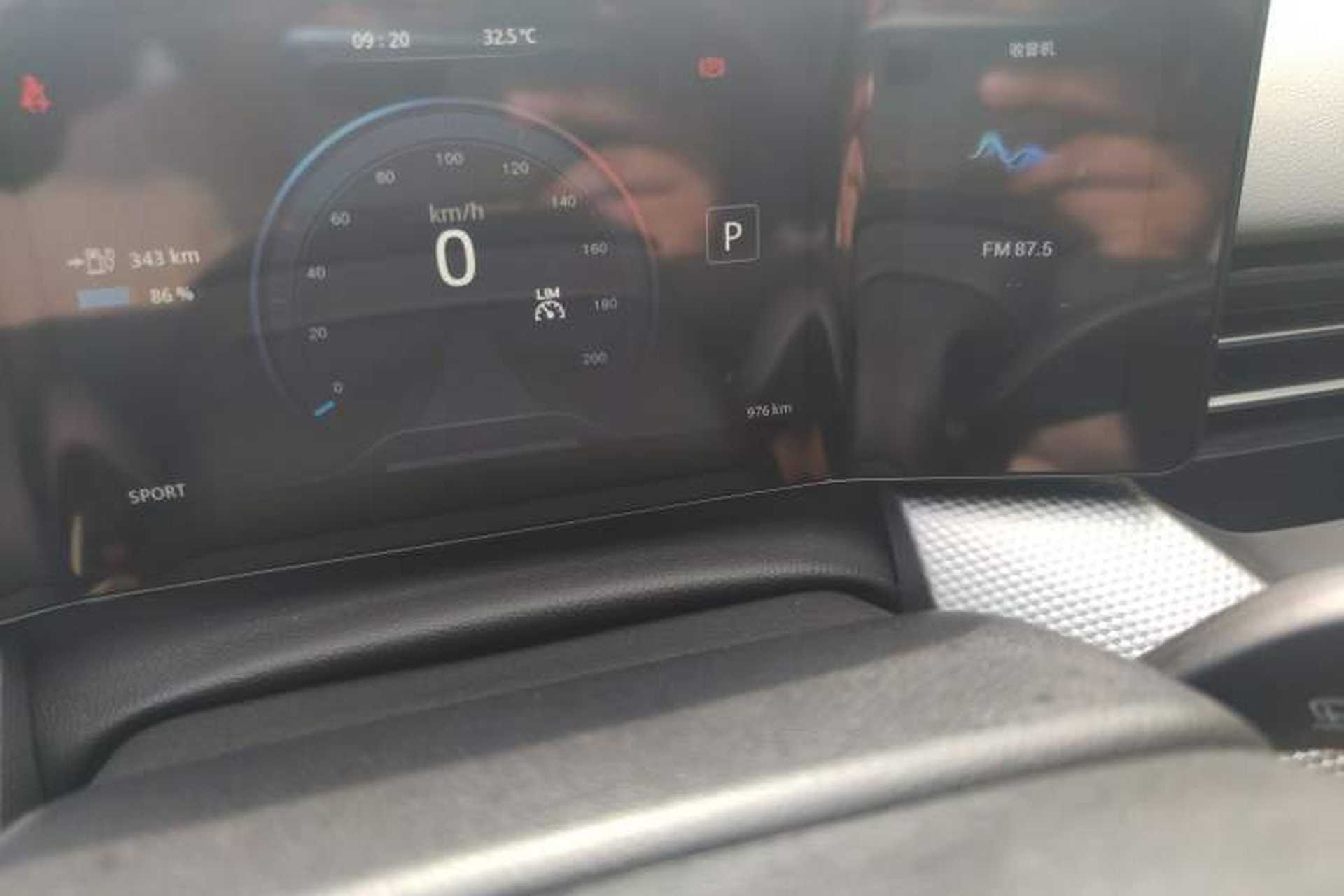 Used Aiways U5 2021 U5 SE Odometer Close Up