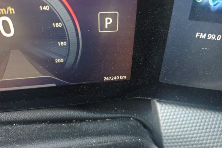 Used Aiways U5  Odometer Close Up