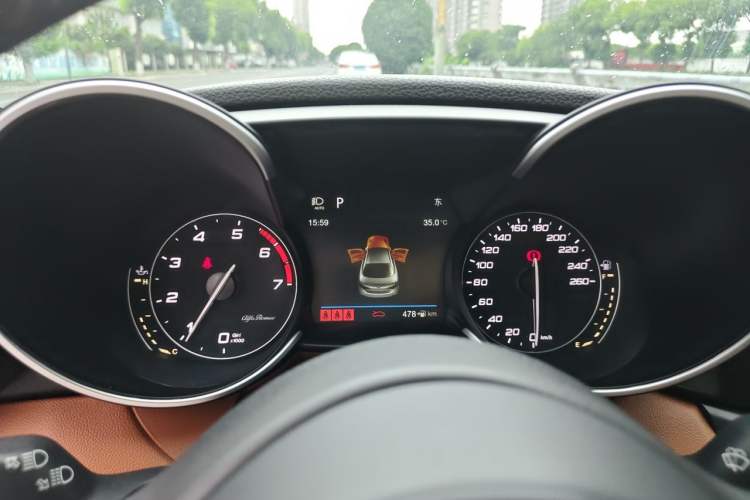 Used Alfa Romeo Giulia 2017 2.0T 280HP Luxury Edition Instrument Cluster