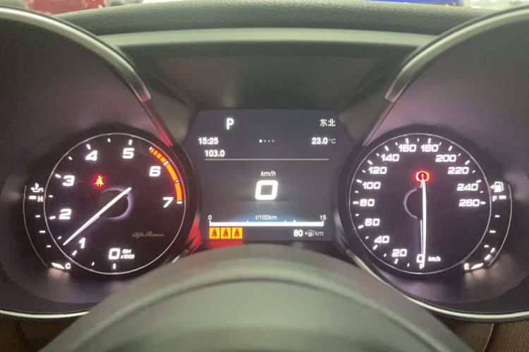Used Alfa Romeo Giulia 2017 2.0T 200HP Luxury Edition Instrument Cluster