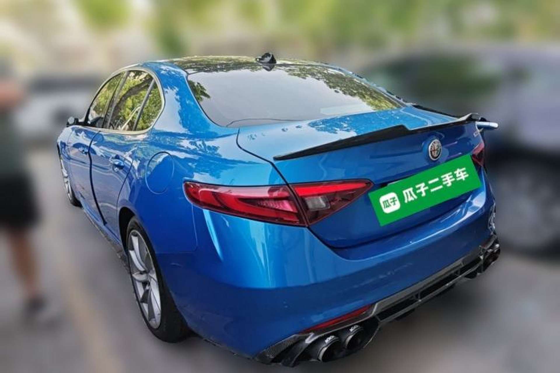 Used Alfa Romeo Giulia 2017 2.0T 200HP Luxury Edition Rear Left 45 Deg