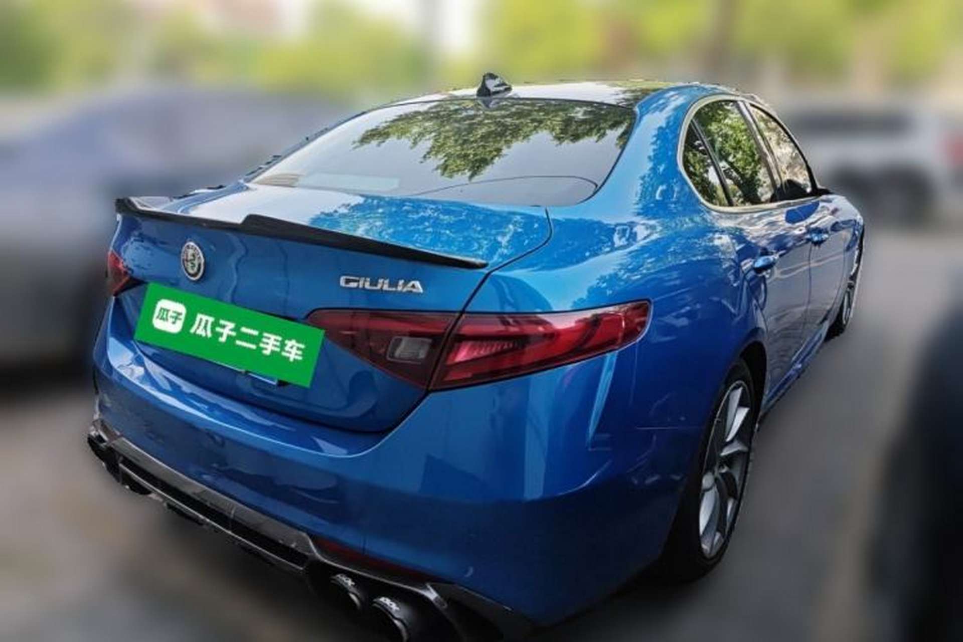 Used Alfa Romeo Giulia 2017 2.0T 200HP Luxury Edition Rear Right 45 Deg
